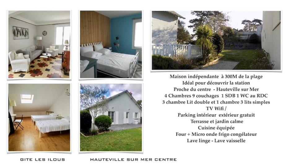 Villa Les Ilous Hauteville-sur-Mer Exteriör bild